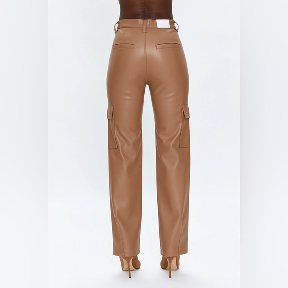 PISTOLA Cassie Utility High Rise Leather Pant - 27 - Picture 3 of 4